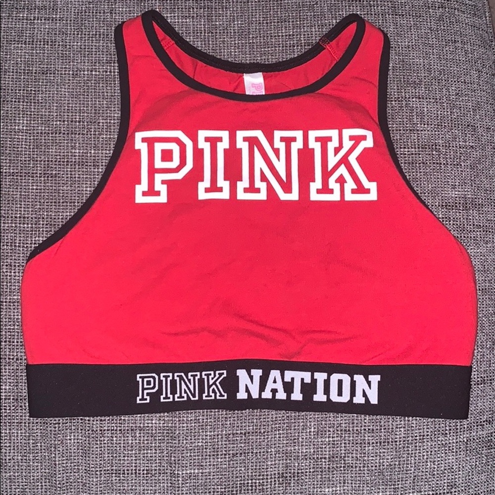 Pink Victoria Secret sport bra